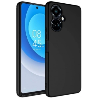 Tecno Camon 19 Pro Kılıf İçi Kadife Mat Yüzey Mara Lansman Kapak  - Siyah