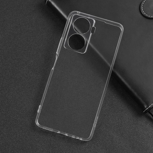 Tecno Camon 19 Pro Kılıf Kamera Korumalı Esnek Silikon Kapak - Şeffaf