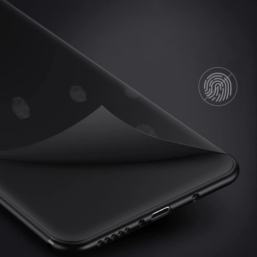 Tecno Camon 19 Pro Kılıf Silikon Mat Esnek Kamera Korumalı Biye Kapak - Siyah