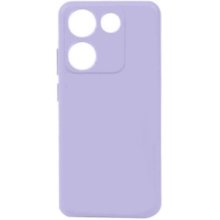 Tecno Camon 20 Kılıf Silikon Mat Esnek Kamera Korumalı Biye Kapak - Lila