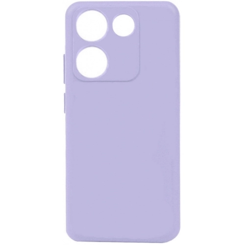 Tecno Camon 20 Kılıf Silikon Mat Esnek Kamera Korumalı Biye Kapak - Lila