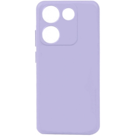 Tecno Camon 20 Kılıf Silikon Mat Esnek Kamera Korumalı Biye Kapak - Lila