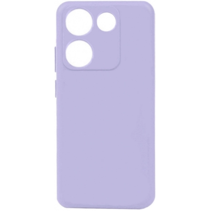 Tecno Camon 20 Kılıf Silikon Mat Esnek Kamera Korumalı Biye Kapak - Lila