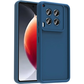 Tecno Camon 30 ile Uyumlu Kılıf Kamera Korumalı Silikon Ananas Kapak - Koyu Yeşil