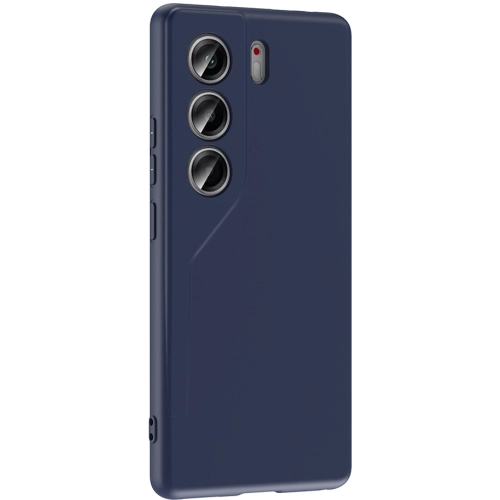 Tecno Camon 40 Pro Kılıf İçi Kadife Mat Mara Lansman Silikon Kapak  - Siyah