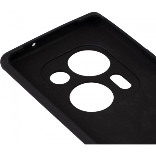 Tecno Phantom X2 Pro Kılıf Silikon Mat Esnek Kamera Korumalı Biye Kapak - Siyah