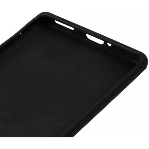 Tecno Phantom X2 Pro Kılıf Silikon Mat Esnek Kamera Korumalı Biye Kapak - Siyah