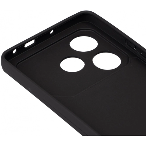 Tecno Pova 6 Kılıf Silikon Mat Esnek Kamera Korumalı Biye Kapak - Siyah