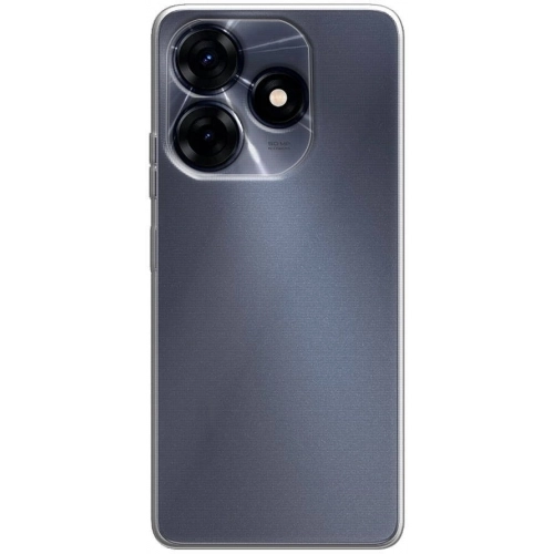 Tecno Spark 10 4G Kılıf Kamera Korumalı Esnek Silikon Kapak - Şeffaf