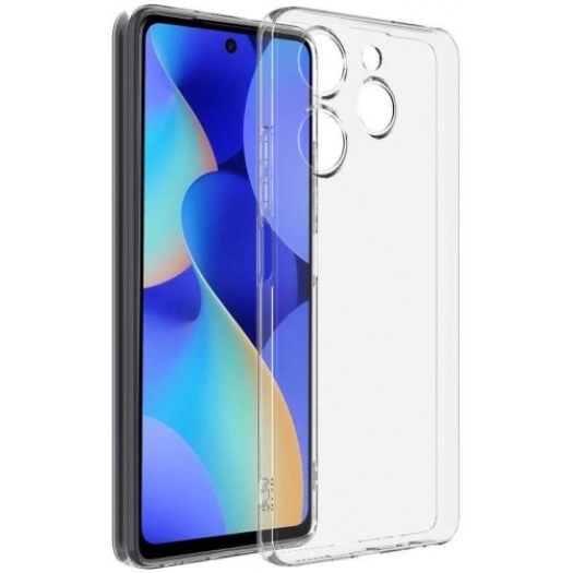 Tecno Spark 10 Pro Kılıf Kamera Korumalı Esnek Silikon Kapak - Şeffaf