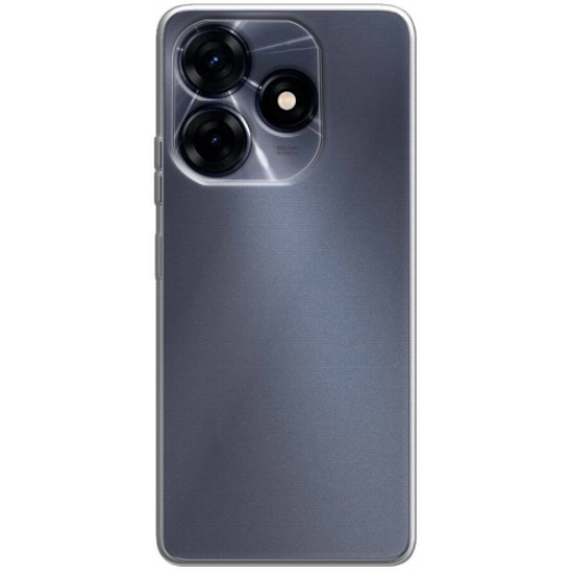 Tecno Spark 10C Kılıf Kamera Korumalı Esnek Silikon Kapak - Şeffaf