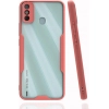 Tecno Spark 6 Go (KE5k) Kılıf Renkli Silikon Kamera Lens Korumalı Şeffaf Parfe Kapak - Pembe