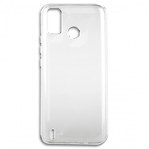 Tecno Spark 6 Go (KE5k) Kılıf Kamera Korumalı Esnek Silikon Kapak - Şeffaf