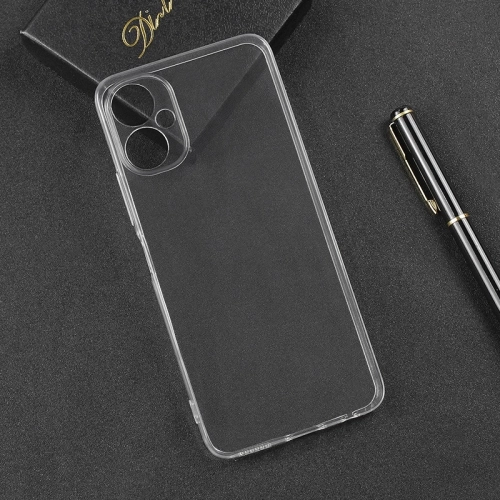 Tecno Spark 9 Pro Kılıf Kamera Korumalı Esnek Silikon Kapak - Şeffaf