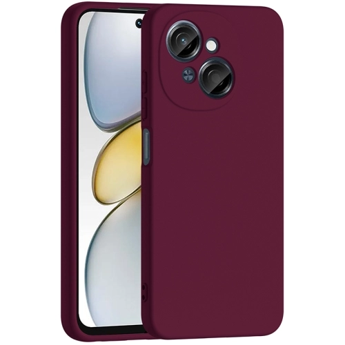 Tecno Spark Go 1 2025 Kılıf İçi Kadife Mat Mara Lansman Silikon Kapak  - Koyu Mor