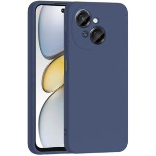 Tecno Spark Go 1 2025 Kılıf İçi Kadife Mat Mara Lansman Silikon Kapak  - Lacivert