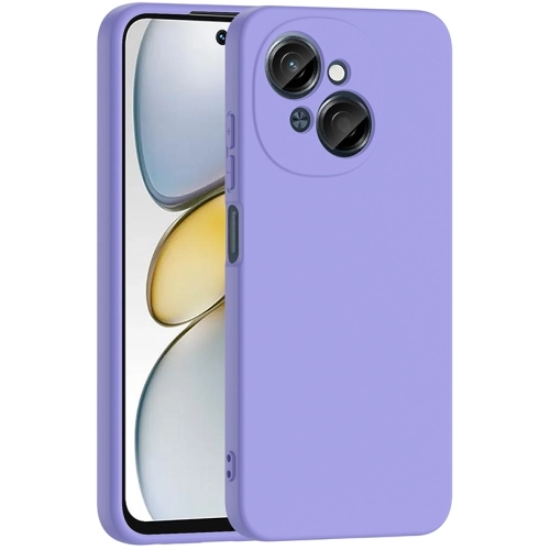 Tecno Spark Go 1 2025 Kılıf İçi Kadife Mat Mara Lansman Silikon Kapak  - Lila