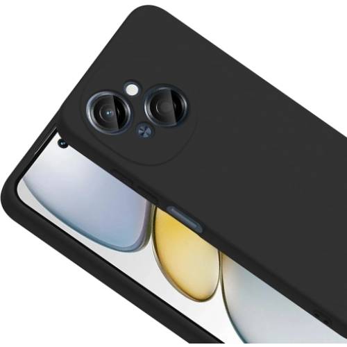 Tecno Spark Go 1 2025 Kılıf İçi Kadife Mat Mara Lansman Silikon Kapak - Siyah