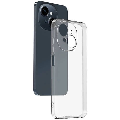 Tecno Spark Go 1 2025 Kılıf Kamera Korumalı Esnek Silikon Kapak - Şeffaf