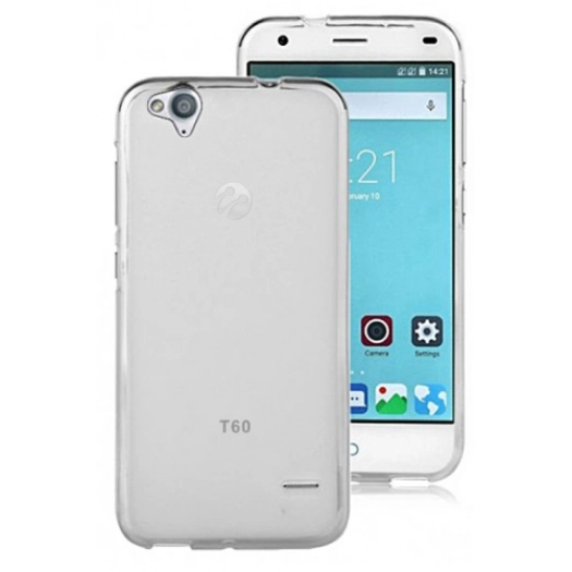 Turkcell T60 Kılıf Ultra İnce Kaliteli Esnek Silikon 0.2mm - Şeffaf