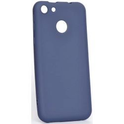 Vestel Venus E4 Kılıf İnce Soft Mat Renkli Esnek Silikon Kapak - Lacivert