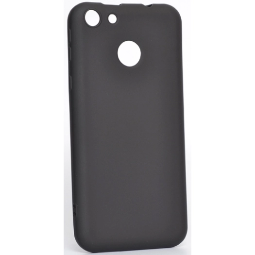 Vestel Venus E4 Kılıf İnce Soft Mat Renkli Esnek Silikon Kapak - Siyah