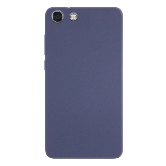 Vestel Venus V4 Kılıf İnce Soft Mat Renkli Esnek Silikon Kapak - Lacivert