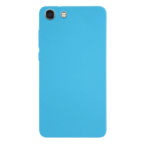 Vestel Venus V4 Kılıf İnce Soft Mat Renkli Esnek Silikon Kapak - Mavi