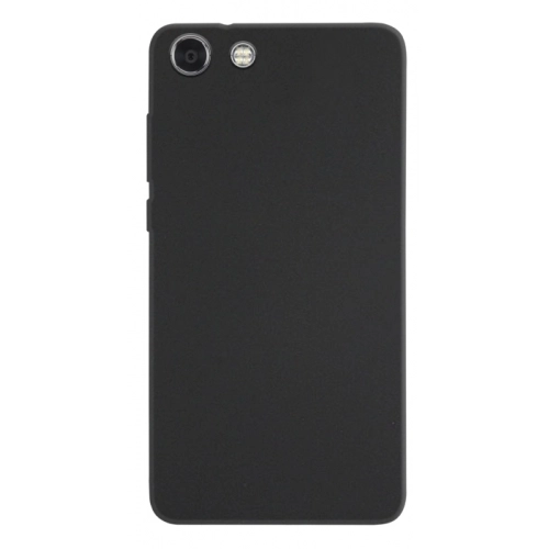 Vestel Venus V4 Kılıf İnce Soft Mat Renkli Esnek Silikon Kapak - Siyah