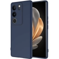Vivo V29 5g Kılıf İçi Kadife Mat Mara Lansman Silikon Kapak  - Lacivert