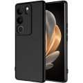 Vivo V29 5g Kılıf İçi Kadife Mat Mara Lansman Silikon Kapak  - Siyah