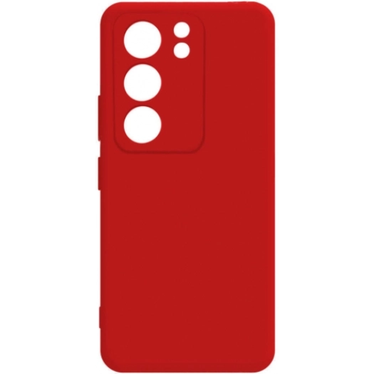 Vivo V29 5g Kılıf Silikon Mat Esnek Kamera Korumalı Biye Kapak - Kırmızı