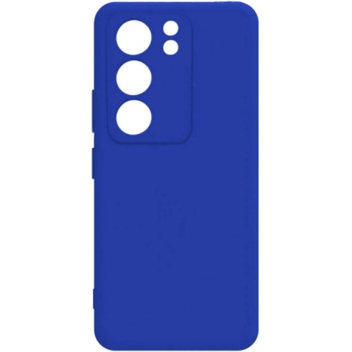 Vivo V29 5g Kılıf Silikon Mat Esnek Kamera Korumalı Biye Kapak - Mavi