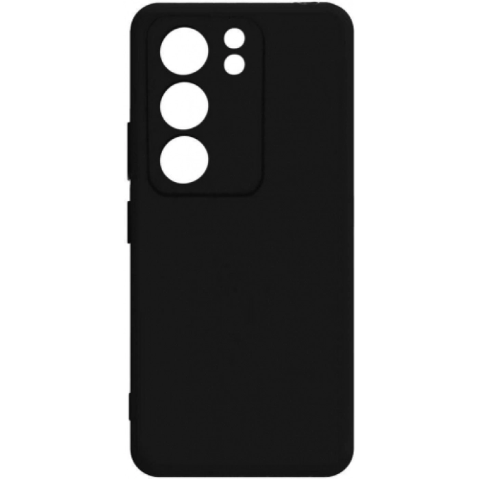 Vivo V29 5g Kılıf Silikon Mat Esnek Kamera Korumalı Biye Kapak - Siyah