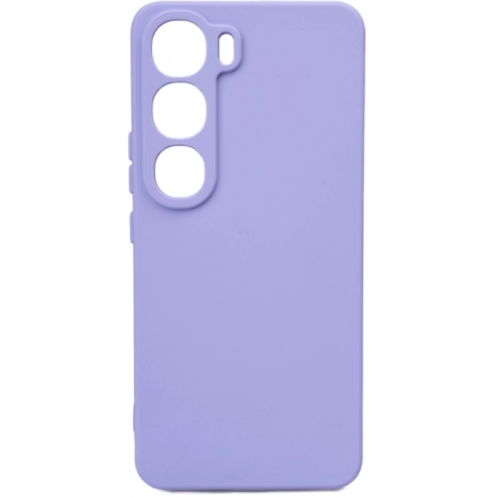 Vivo V40 Lite Kılıf Silikon Mat Esnek Kamera Korumalı Biye Kapak - Lila