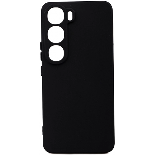 Vivo V40 Lite Kılıf Silikon Mat Esnek Kamera Korumalı Biye Kapak - Siyah