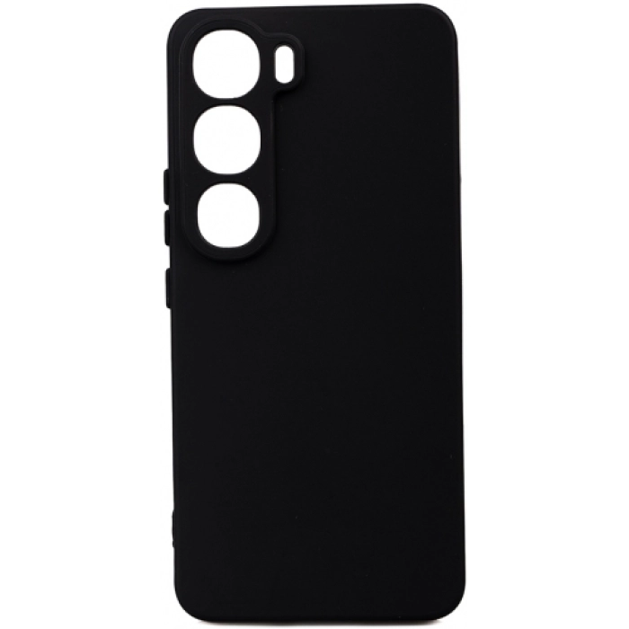 Vivo V40 Lite Kılıf Silikon Mat Esnek Kamera Korumalı Biye Kapak - Siyah