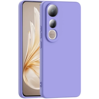 Vivo V50 Lite 4g Kılıf İçi Kadife Mat Mara Lansman Silikon Kapak  - Lila