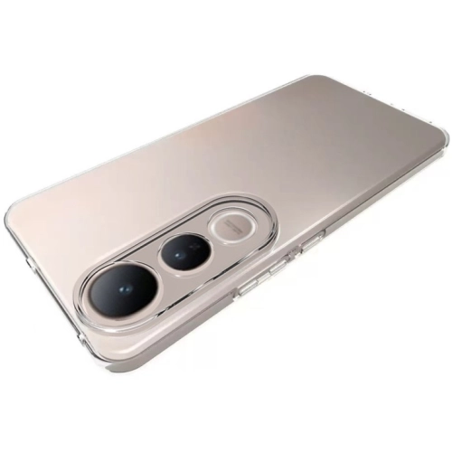 Vivo V50 Lite 4g Kılıf Kamera Korumalı Esnek Silikon Kapak - Şeffaf