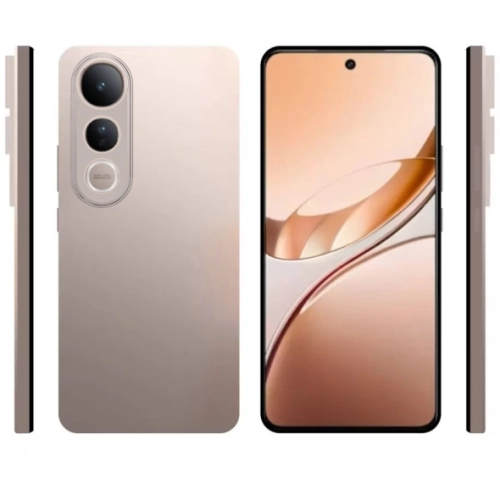 Vivo V50 Lite 4g Kılıf Kamera Korumalı Esnek Silikon Kapak - Şeffaf