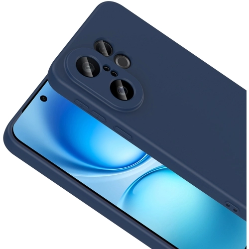 Vivo X200 FE Kılıf İçi Kadife Mat Mara Lansman Silikon Kapak - Koyu Yeşil