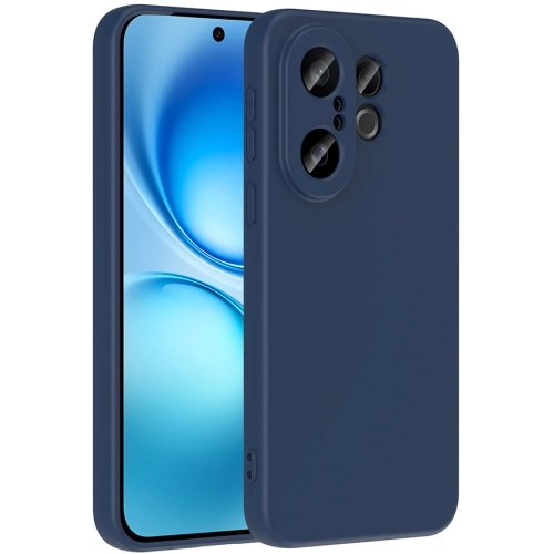 Vivo X200 FE Kılıf İçi Kadife Mat Mara Lansman Silikon Kapak  - Lacivert