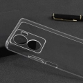 Vivo Y16 Kılıf Kamera Korumalı Esnek Silikon Kapak - Şeffaf