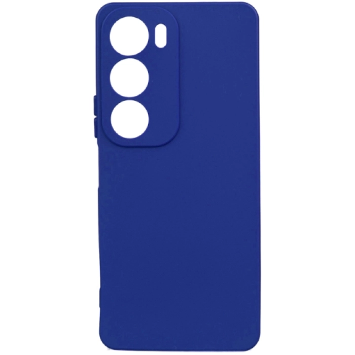 Vivo Y19s Kılıf Silikon Mat Esnek Kamera Korumalı Biye Kapak - Mavi