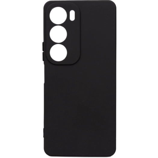 Vivo Y19s Kılıf Silikon Mat Esnek Kamera Korumalı Biye Kapak - Siyah