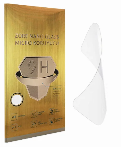 Vivo Y20 Ekran Koruyucu Gold Nano Esnek Film Kırılmaz - Şeffaf