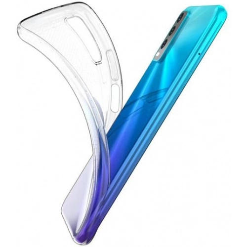 Vivo Y20 Kılıf Kamera Korumalı Esnek Silikon Kapak - Şeffaf