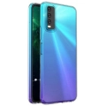 Vivo Y20s Kılıf Kamera Korumalı Esnek Silikon Kapak - Şeffaf