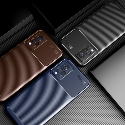 Vivo Y21 Kılıf Silikon Parmak İzi Bırakmayan Karbon Soft Negro Kapak - Siyah