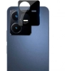 Vivo Y22s Kamera Lens 3D Koruyucu Cam  - Siyah